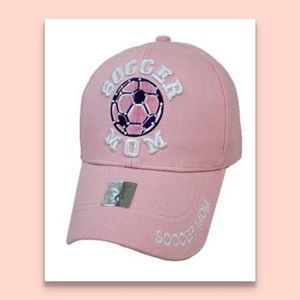 Soccer Mom Hat Baseball Cap Pink Soccer Ball NEW with tags ALMOST SOLD OUT